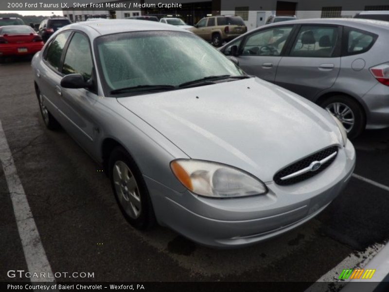 Silver Frost Metallic / Medium Graphite 2000 Ford Taurus LX