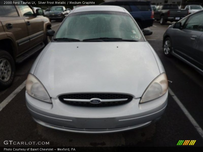 Silver Frost Metallic / Medium Graphite 2000 Ford Taurus LX