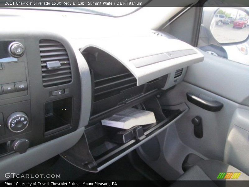 Summit White / Dark Titanium 2011 Chevrolet Silverado 1500 Regular Cab