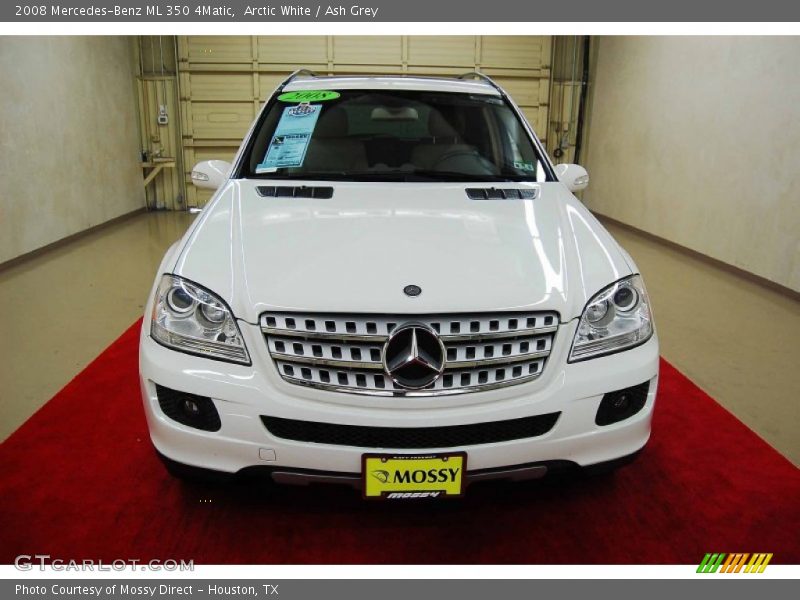 Arctic White / Ash Grey 2008 Mercedes-Benz ML 350 4Matic