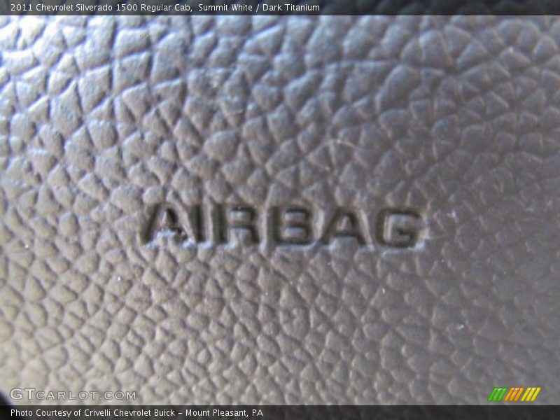 Summit White / Dark Titanium 2011 Chevrolet Silverado 1500 Regular Cab