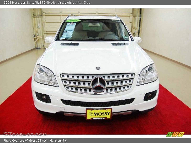 Arctic White / Ash Grey 2008 Mercedes-Benz ML 350 4Matic