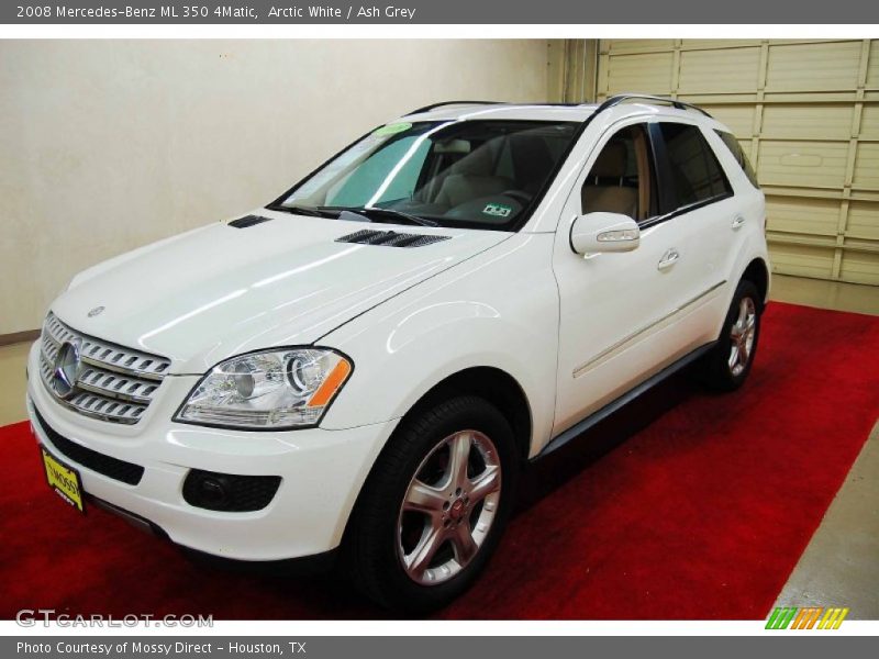 Arctic White / Ash Grey 2008 Mercedes-Benz ML 350 4Matic