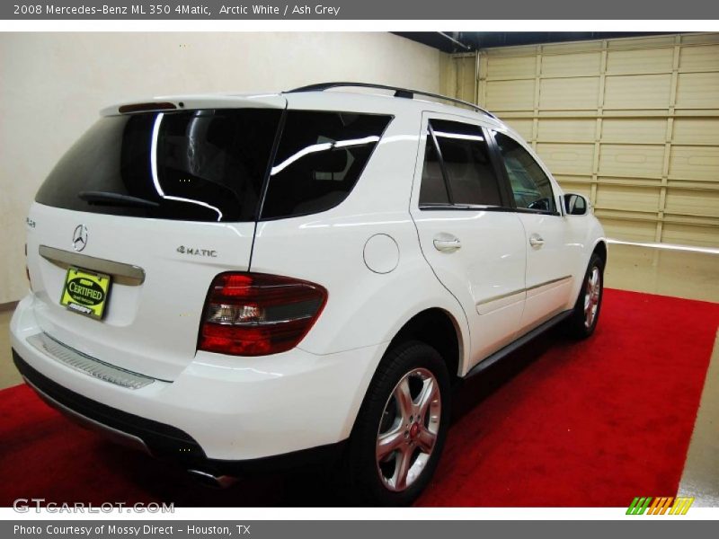 Arctic White / Ash Grey 2008 Mercedes-Benz ML 350 4Matic