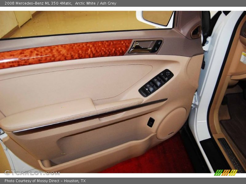 Arctic White / Ash Grey 2008 Mercedes-Benz ML 350 4Matic
