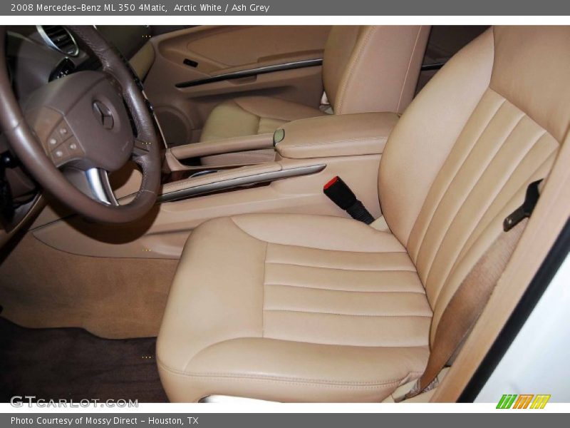Arctic White / Ash Grey 2008 Mercedes-Benz ML 350 4Matic