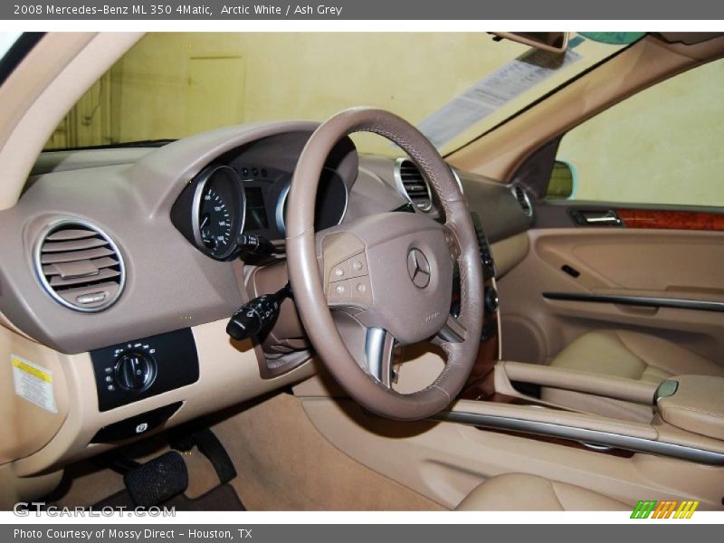 Arctic White / Ash Grey 2008 Mercedes-Benz ML 350 4Matic