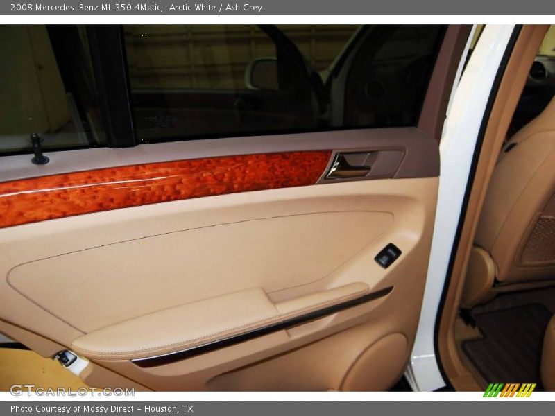 Arctic White / Ash Grey 2008 Mercedes-Benz ML 350 4Matic