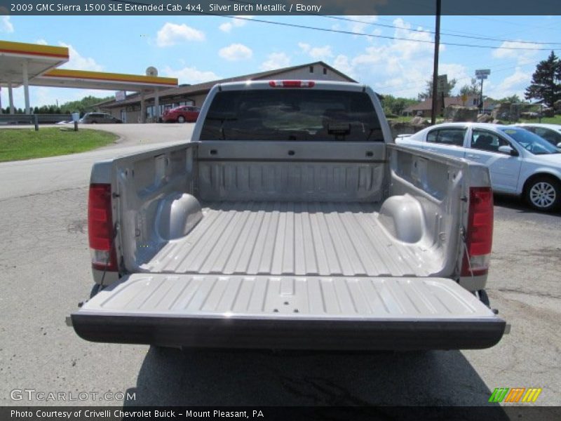 Silver Birch Metallic / Ebony 2009 GMC Sierra 1500 SLE Extended Cab 4x4