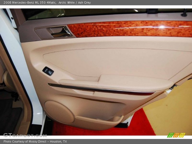 Arctic White / Ash Grey 2008 Mercedes-Benz ML 350 4Matic
