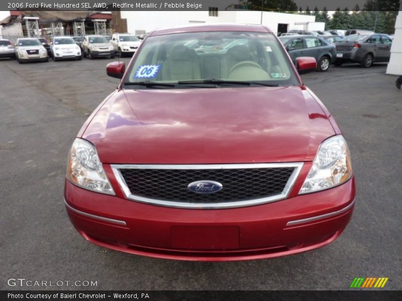 Redfire Metallic / Pebble Beige 2006 Ford Five Hundred SEL AWD
