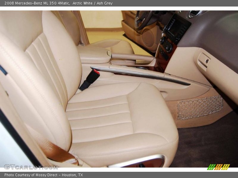 Arctic White / Ash Grey 2008 Mercedes-Benz ML 350 4Matic