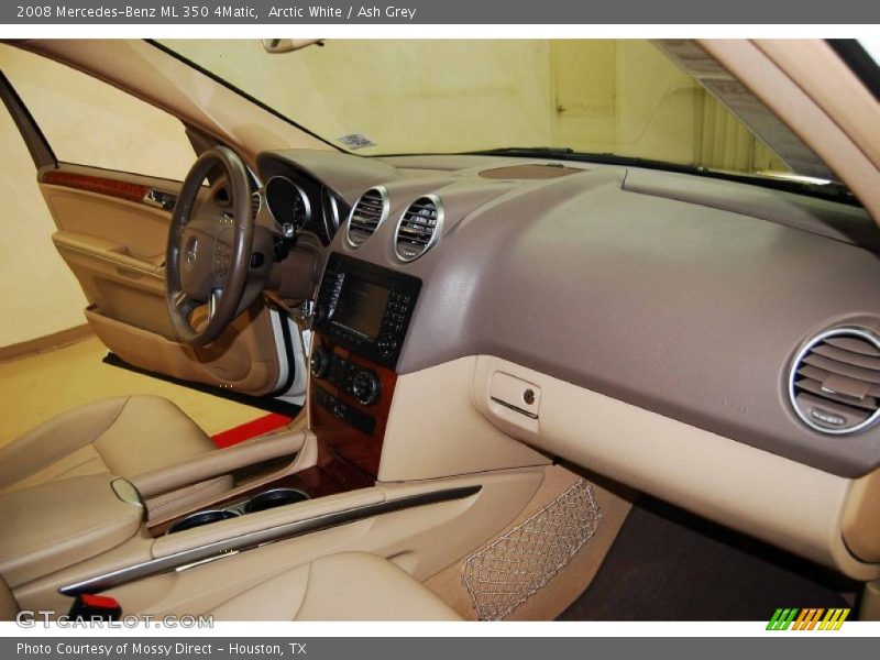Arctic White / Ash Grey 2008 Mercedes-Benz ML 350 4Matic