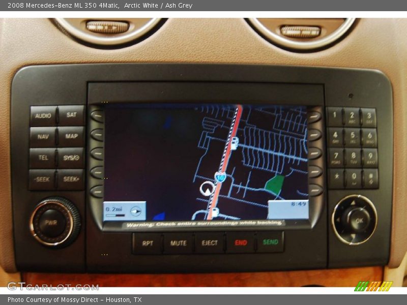 Arctic White / Ash Grey 2008 Mercedes-Benz ML 350 4Matic