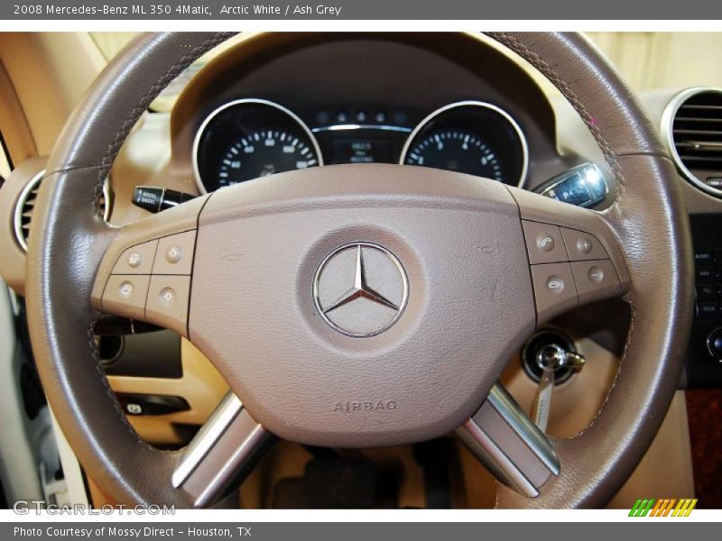Arctic White / Ash Grey 2008 Mercedes-Benz ML 350 4Matic