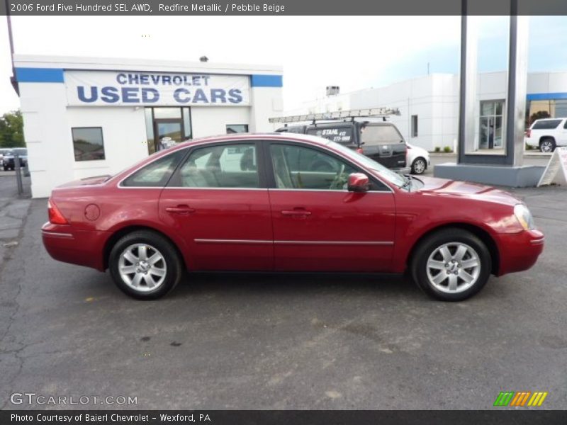 Redfire Metallic / Pebble Beige 2006 Ford Five Hundred SEL AWD