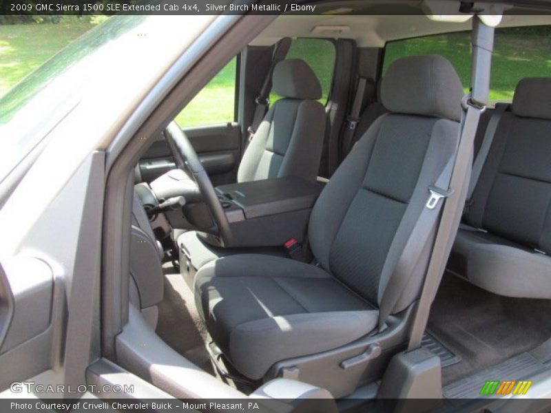  2009 Sierra 1500 SLE Extended Cab 4x4 Ebony Interior