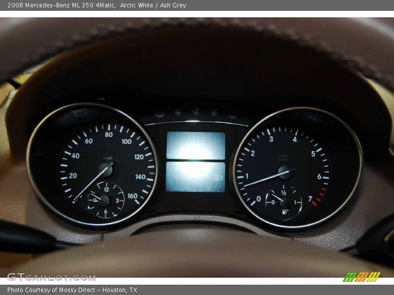 Arctic White / Ash Grey 2008 Mercedes-Benz ML 350 4Matic