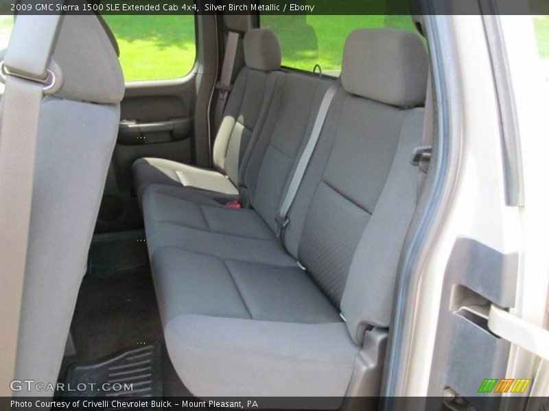Silver Birch Metallic / Ebony 2009 GMC Sierra 1500 SLE Extended Cab 4x4