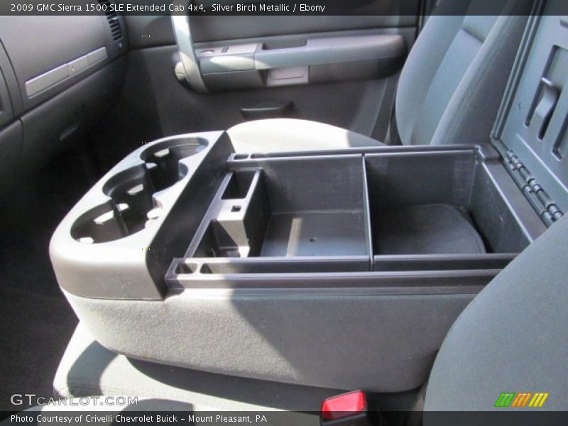 Silver Birch Metallic / Ebony 2009 GMC Sierra 1500 SLE Extended Cab 4x4