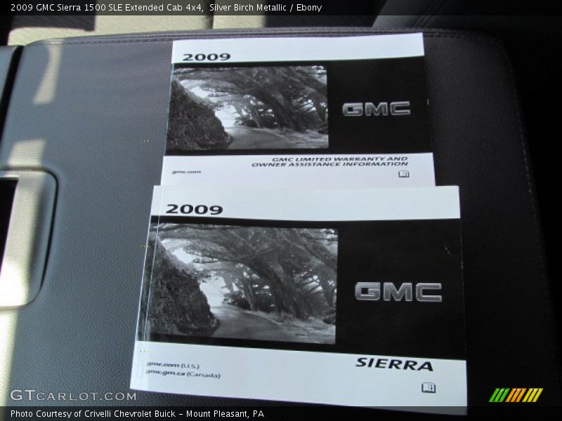 Books/Manuals of 2009 Sierra 1500 SLE Extended Cab 4x4