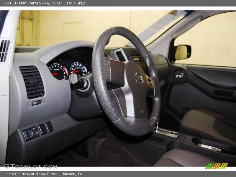 Super Black / Gray 2011 Nissan Xterra S 4x4