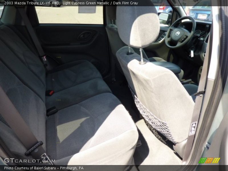 Light Cypress Green Metallic / Dark Flint Gray 2003 Mazda Tribute LX-V6 4WD