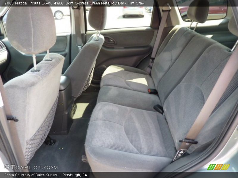 Light Cypress Green Metallic / Dark Flint Gray 2003 Mazda Tribute LX-V6 4WD