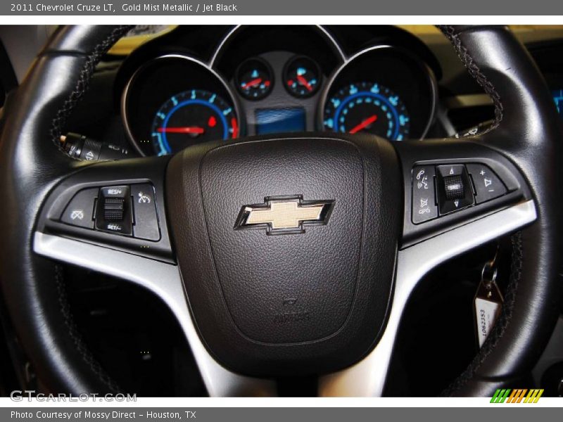 Gold Mist Metallic / Jet Black 2011 Chevrolet Cruze LT