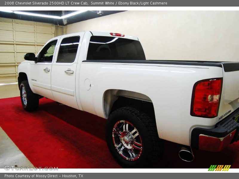 Summit White / Ebony Black/Light Cashmere 2008 Chevrolet Silverado 2500HD LT Crew Cab