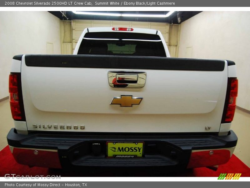 Summit White / Ebony Black/Light Cashmere 2008 Chevrolet Silverado 2500HD LT Crew Cab