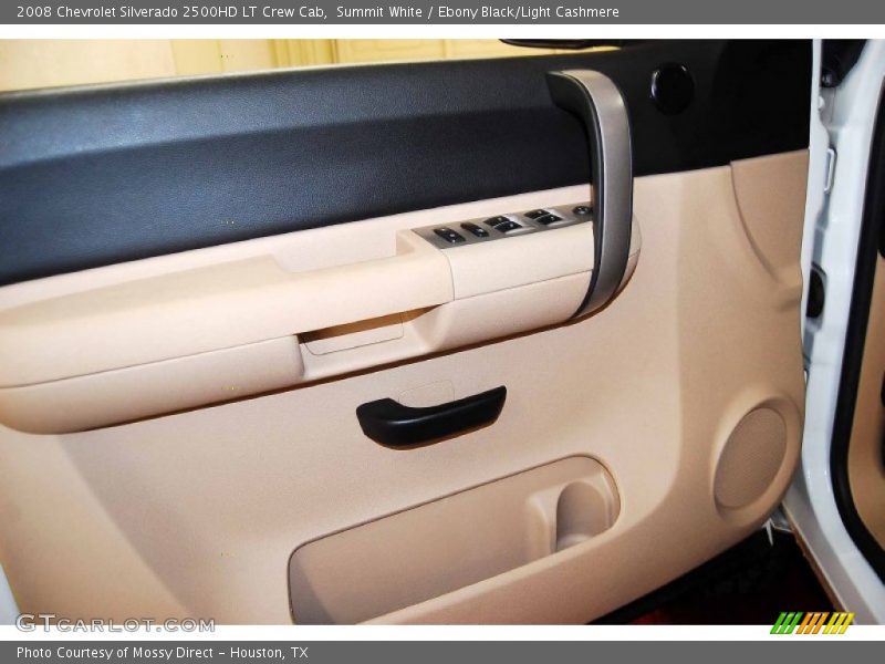 Summit White / Ebony Black/Light Cashmere 2008 Chevrolet Silverado 2500HD LT Crew Cab