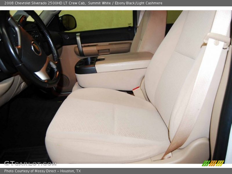 Summit White / Ebony Black/Light Cashmere 2008 Chevrolet Silverado 2500HD LT Crew Cab