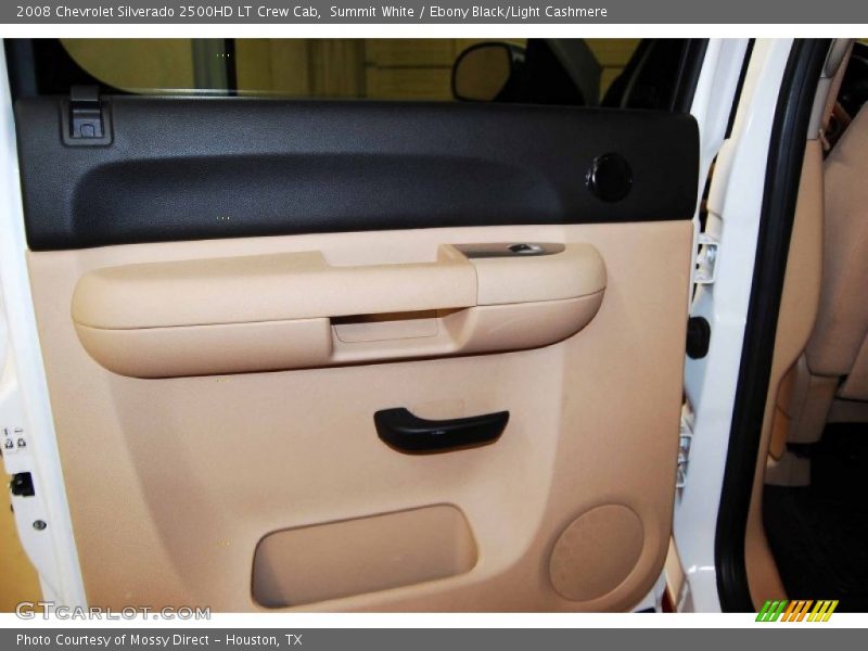 Summit White / Ebony Black/Light Cashmere 2008 Chevrolet Silverado 2500HD LT Crew Cab