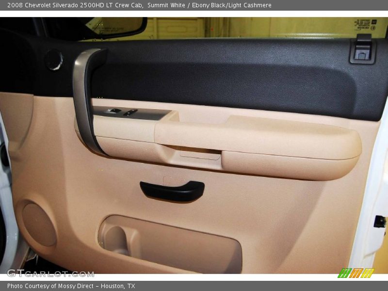 Summit White / Ebony Black/Light Cashmere 2008 Chevrolet Silverado 2500HD LT Crew Cab