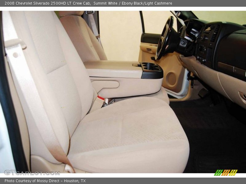 Summit White / Ebony Black/Light Cashmere 2008 Chevrolet Silverado 2500HD LT Crew Cab