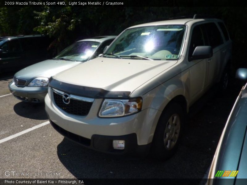 Light Sage Metallic / Graystone 2009 Mazda Tribute s Sport 4WD