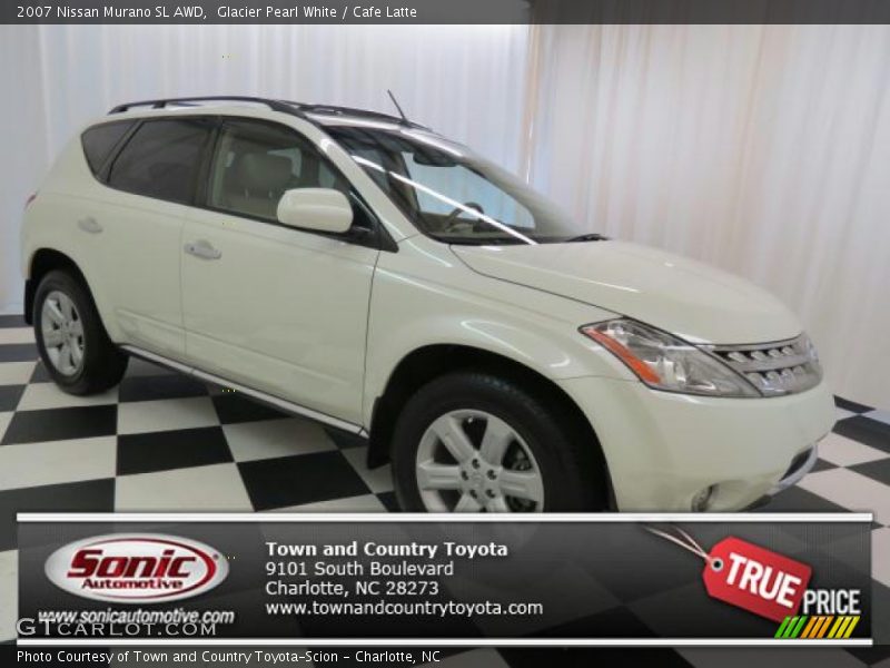 Glacier Pearl White / Cafe Latte 2007 Nissan Murano SL AWD