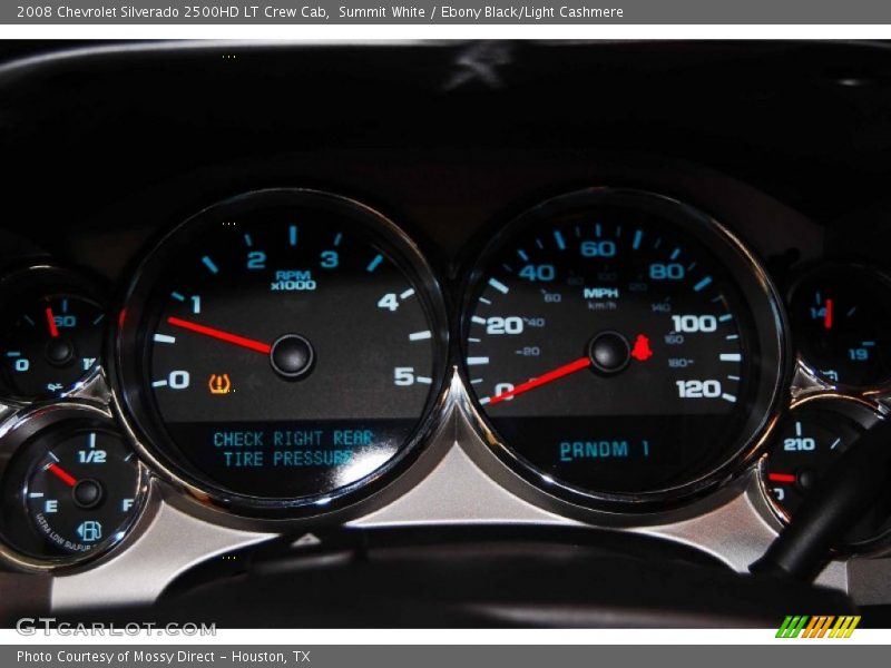 Summit White / Ebony Black/Light Cashmere 2008 Chevrolet Silverado 2500HD LT Crew Cab