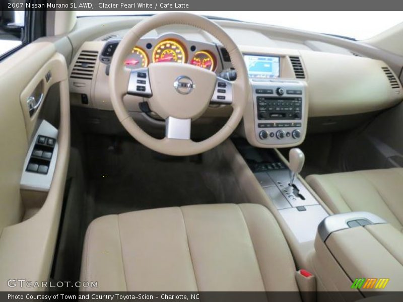 Glacier Pearl White / Cafe Latte 2007 Nissan Murano SL AWD