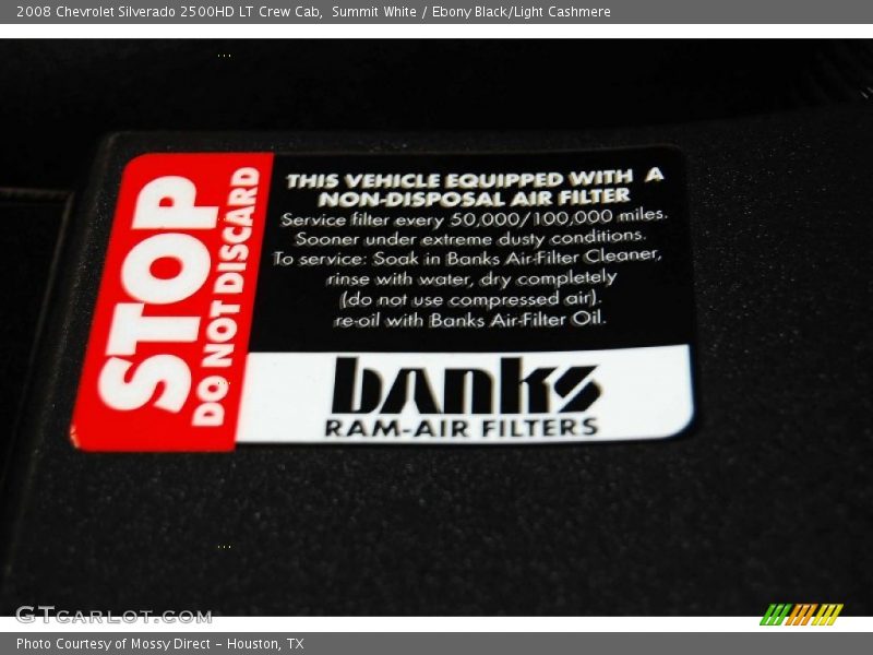 Summit White / Ebony Black/Light Cashmere 2008 Chevrolet Silverado 2500HD LT Crew Cab