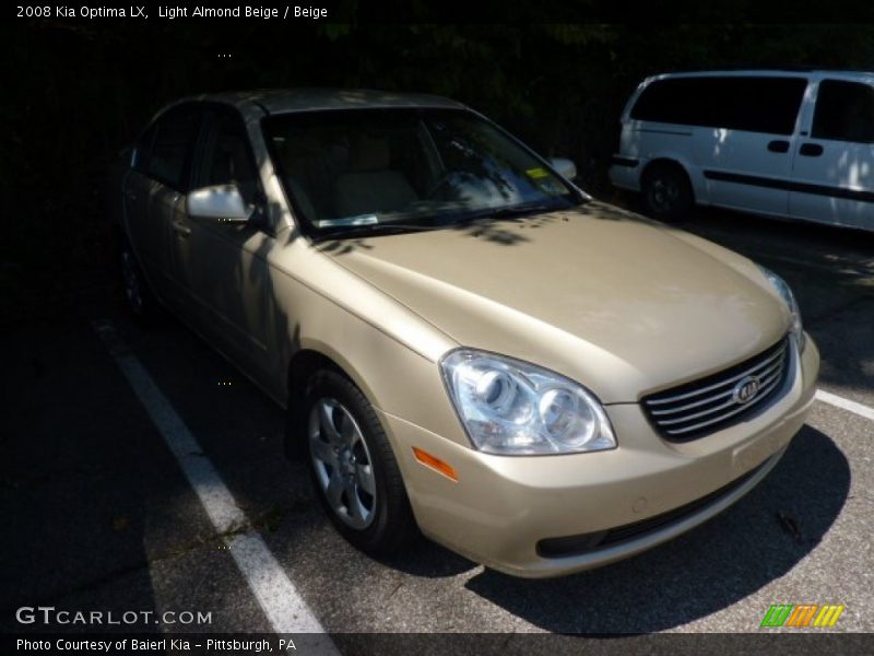 Light Almond Beige / Beige 2008 Kia Optima LX