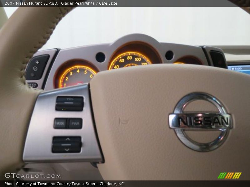 Glacier Pearl White / Cafe Latte 2007 Nissan Murano SL AWD