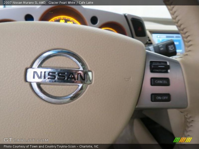 Glacier Pearl White / Cafe Latte 2007 Nissan Murano SL AWD