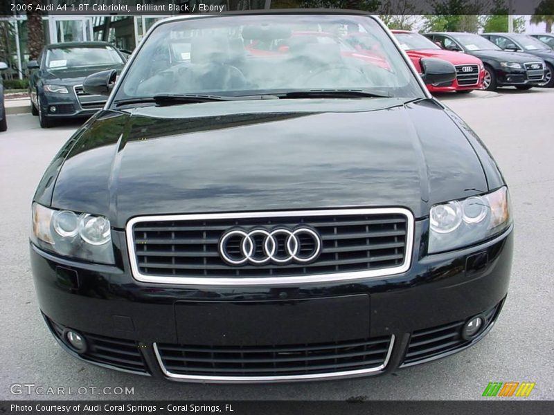 Brilliant Black / Ebony 2006 Audi A4 1.8T Cabriolet