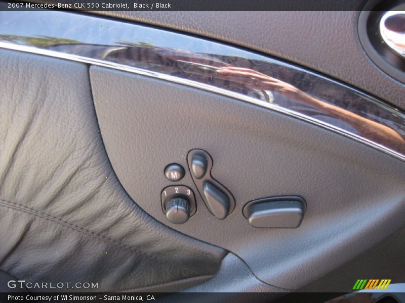 Black / Black 2007 Mercedes-Benz CLK 550 Cabriolet