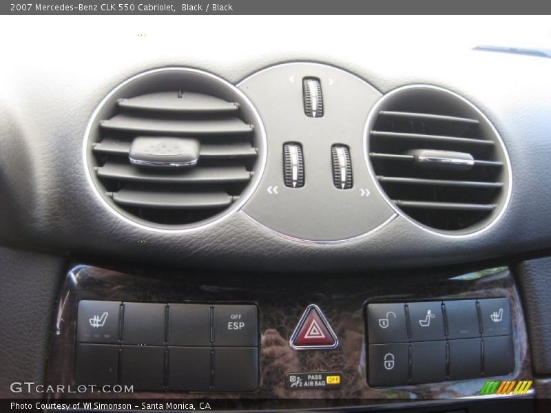 Black / Black 2007 Mercedes-Benz CLK 550 Cabriolet