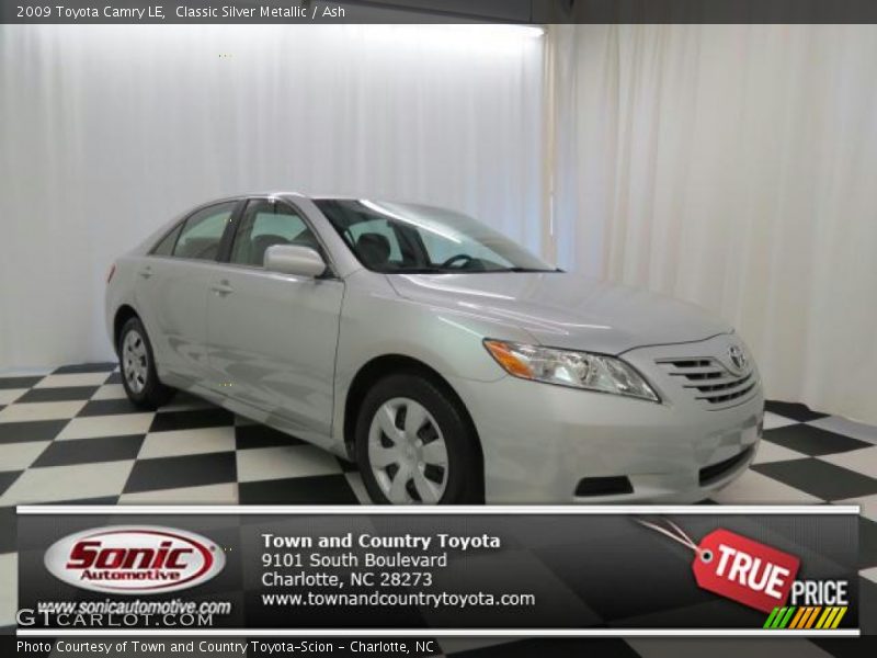 Classic Silver Metallic / Ash 2009 Toyota Camry LE