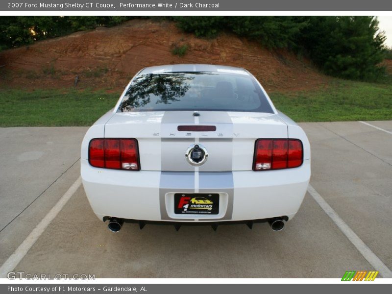 Performance White / Dark Charcoal 2007 Ford Mustang Shelby GT Coupe