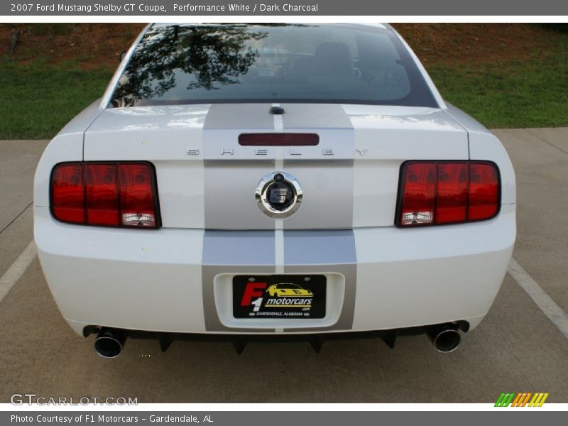 Performance White / Dark Charcoal 2007 Ford Mustang Shelby GT Coupe